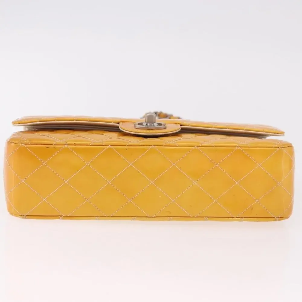 Chanel Chain Matelasse 25 Shoulder Bag Yellow